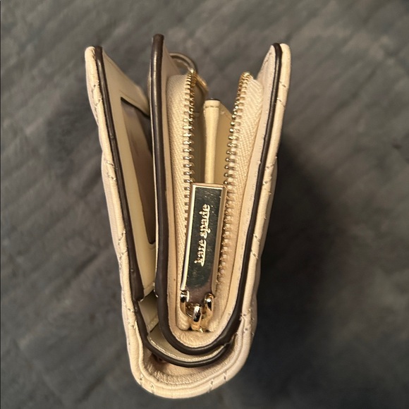 Kate Spade Quilted Beige Wallet - Picture 7 of 8